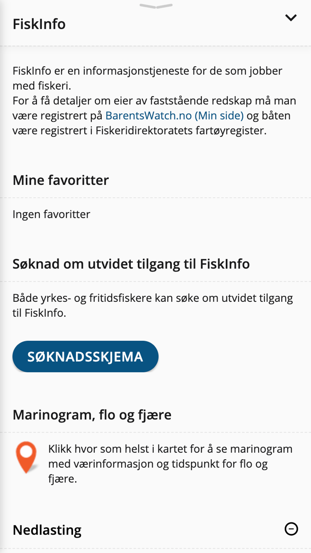 Søknadsknapp